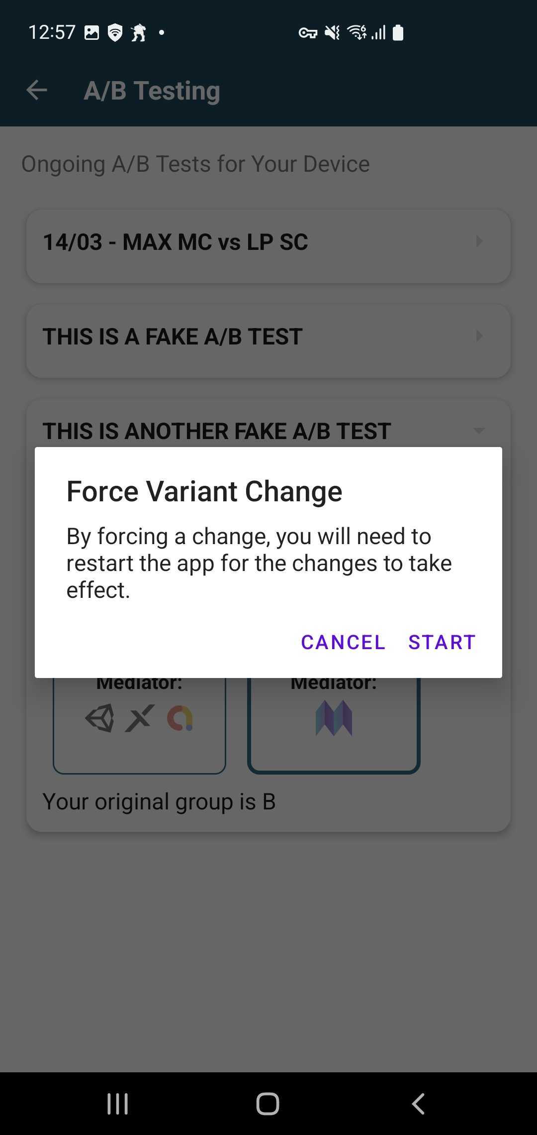 Force A/B Testing
