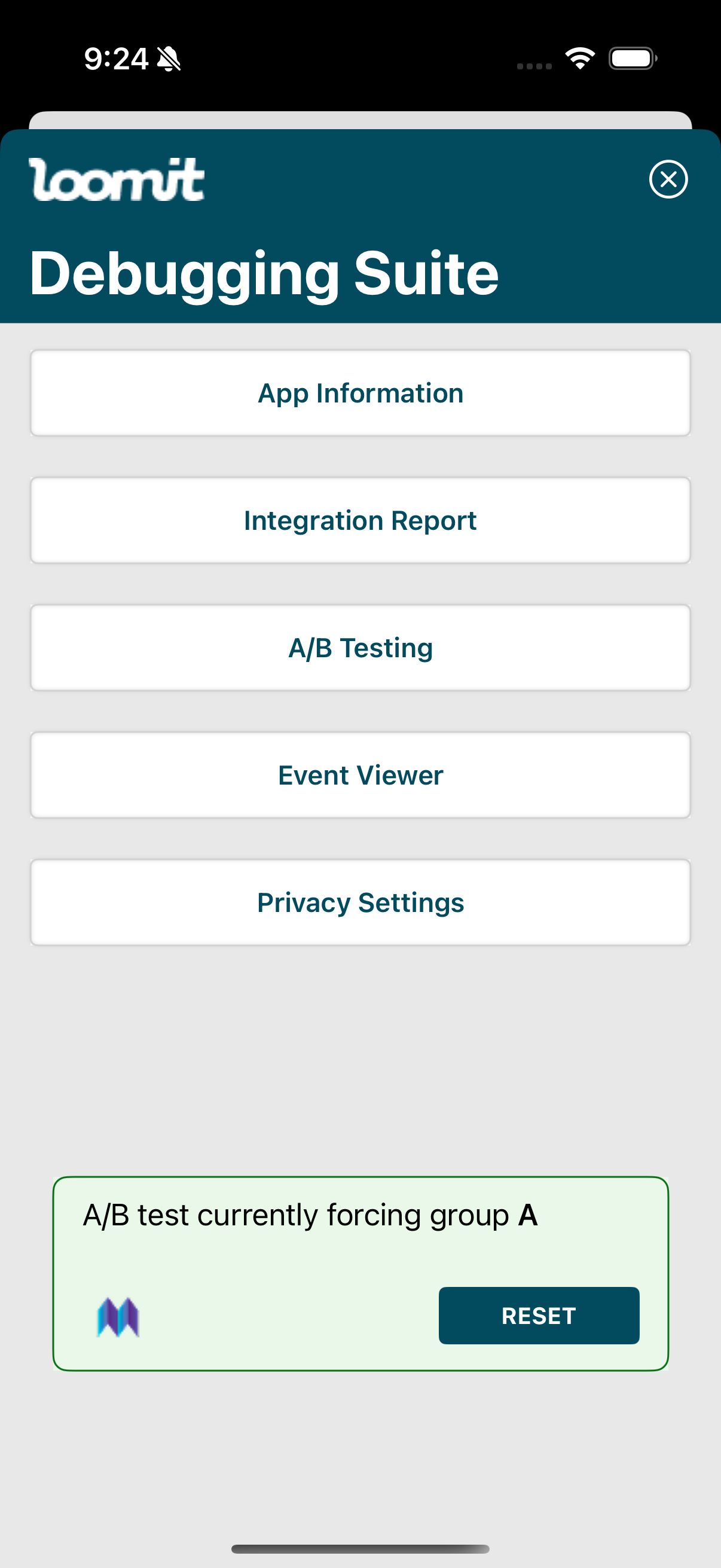 A/B Testing group forced