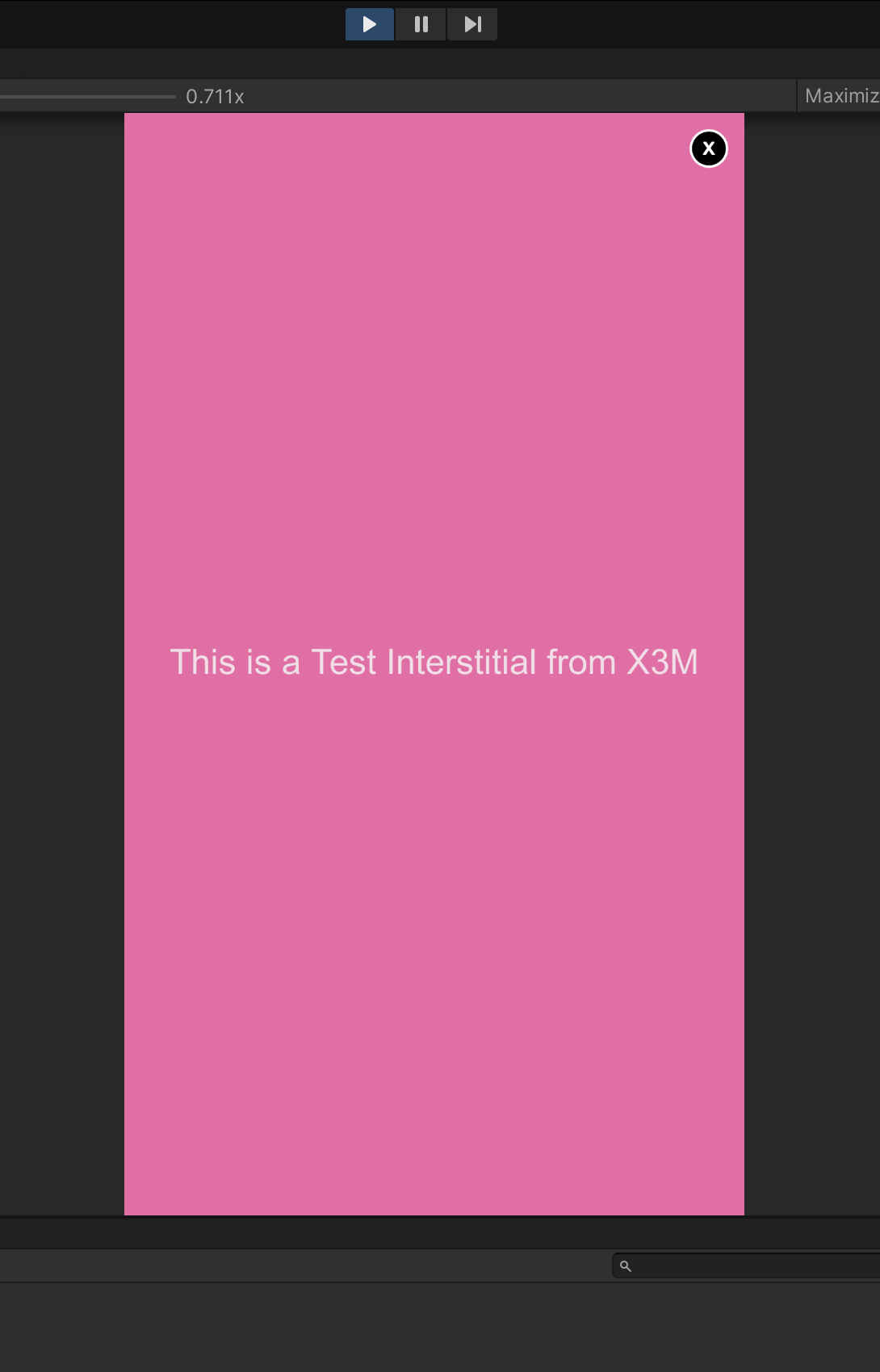 Mock Interstitial