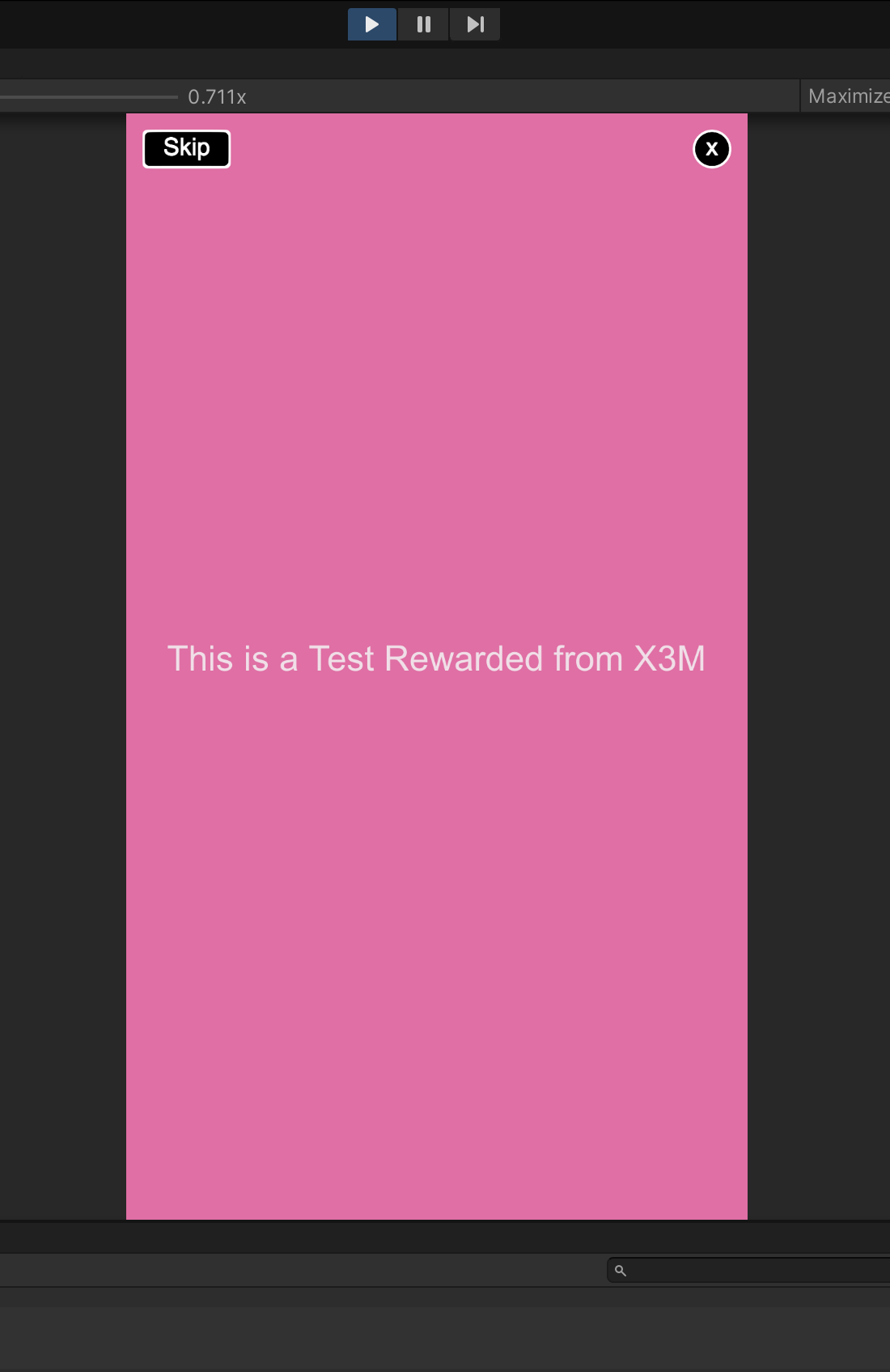 Mock Rewarded