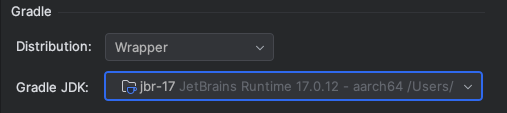 Gradle JDK